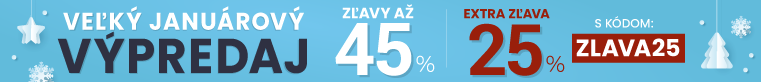 Zľavy až 45 % + naviac zľava 25 %