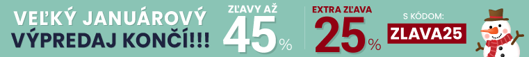 Zľavy až 45 % + naviac zľava 25 %
