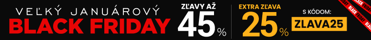 Zľavy až 45 % + naviac zľava 25 %