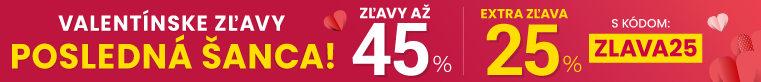 Zľavy až 45 % + naviac zľava 25 %