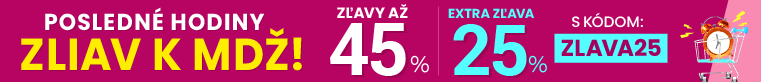 Zľavy až 45 % + naviac zľava 25 %