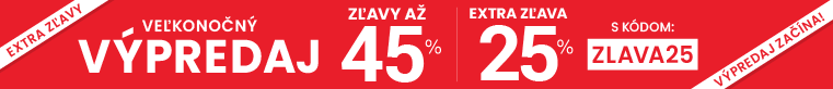 Zľavy až 45 % + naviac zľava 25 %