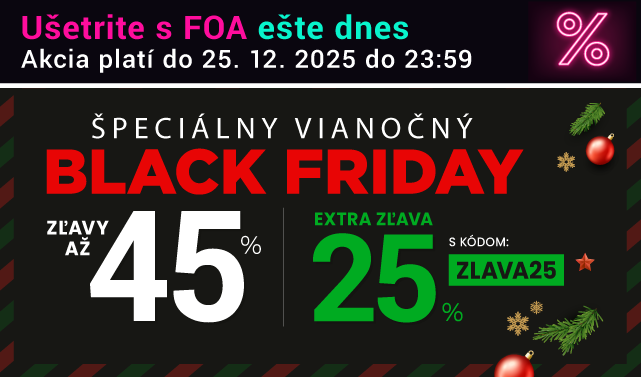 Zľavy až 45 % + naviac zľava 25 %