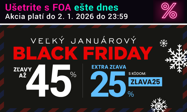 Zľavy až 45 % + naviac zľava 25 %