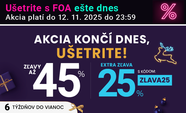 Zľavy až 45 % + naviac zľava 25 %