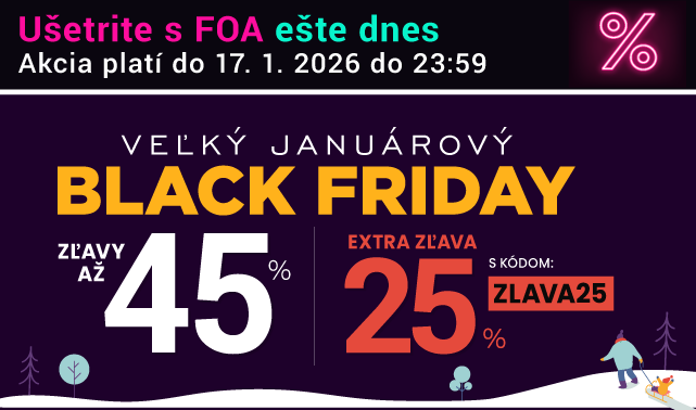 Zľavy až 45 % + naviac zľava 25 %