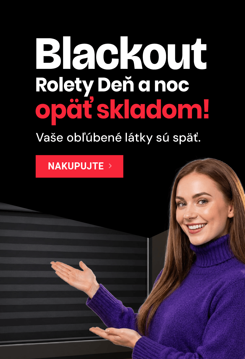 Blackout Rolety Deň a noc opäť na sklade!