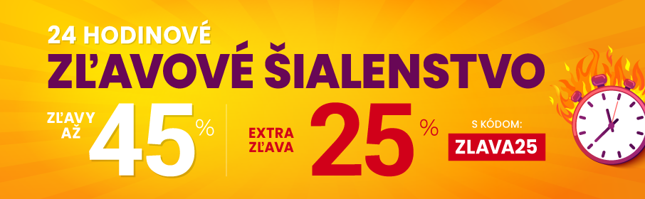Zľavy až 45 % + naviac zľava 25 %