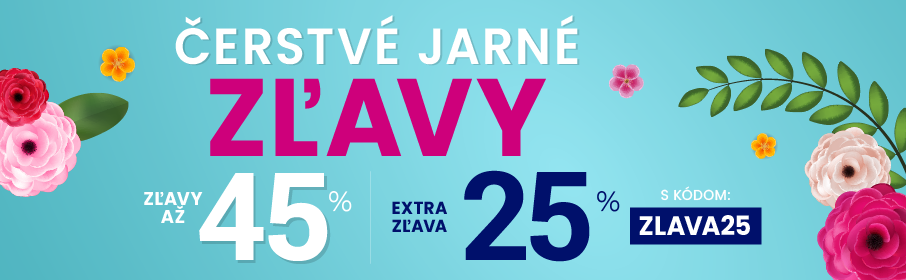 Zľavy až 45 % + naviac zľava 25 %
