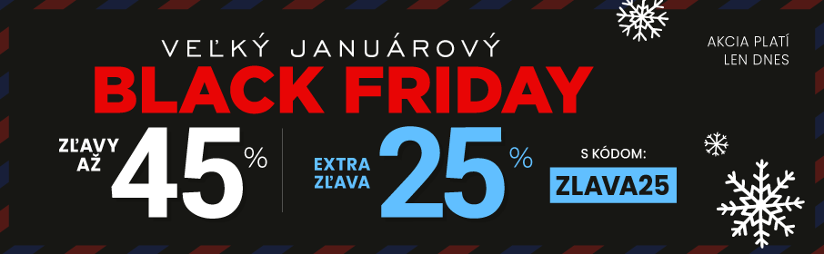 Zľavy až 45 % + naviac zľava 25 %