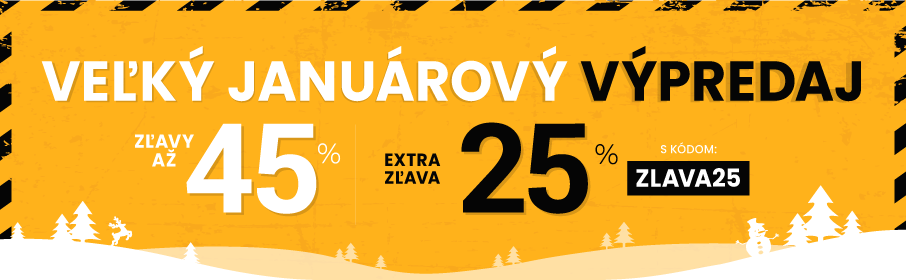 Zľavy až 45 % + naviac zľava 25 %
