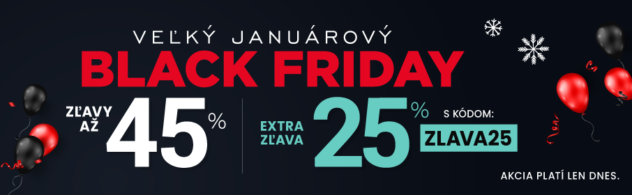 Zľavy až 45 % + naviac zľava 25 %