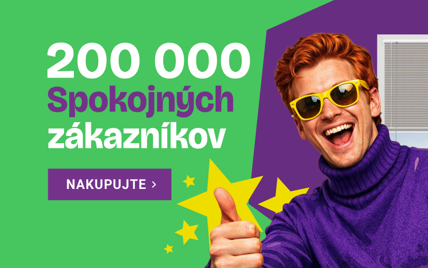 200 000 spokojných zákazníkov