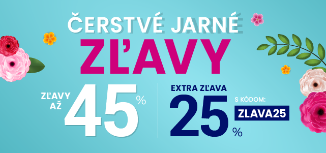 Zľavy až 45 % + naviac zľava 25 %