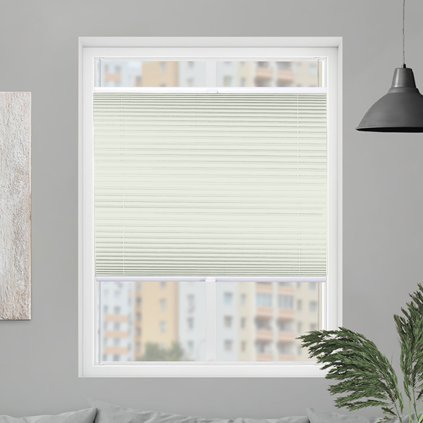 Roleta Plisé, DUO Blackout, Champagne, P 0520 (Šírka 100 cm, Výška 100 cm)