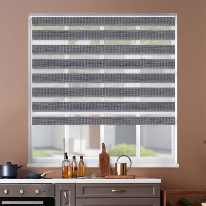 Roleta Deň a noc, v POLO kazete, STANDARD, Čierná breza, A 070