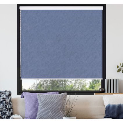 Roleta Látková, v MAXI kazete, BASIC, Svetlo modrý melír, LS 107