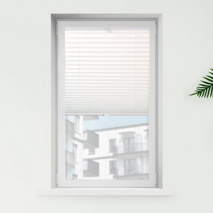 Roleta Plise, s profilom Classic, Blackout, Smotanová žíhaná, P 1-7951