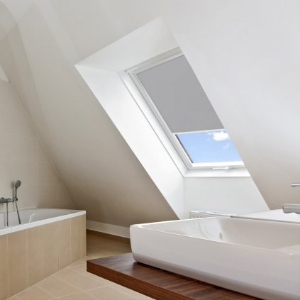 Roleta Termo na strešné okná Velux, STANDARD, Oloveno sivá, T 004