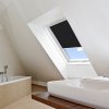 Roleta Látková na strešné okná Velux, STANDARD, Temno čierná, LM 069
