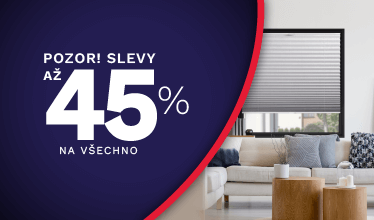 Pozor! Slevy až 45 %