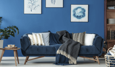 Modrá barva ve Vašem interiéru