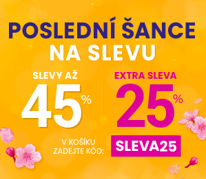 Slevy až 45 % + navíc 25 %