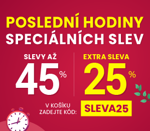 Slevy až 45 % + navíc 25 %