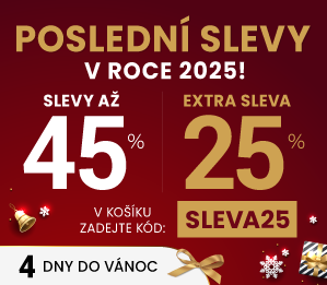 Slevy až 45 % + navíc 25 %