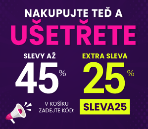 Slevy až 45 % + navíc 25 %