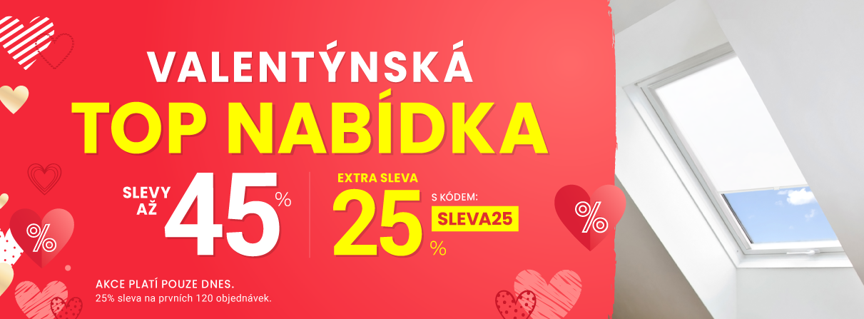 Slevy až 45 % + navíc 25 %