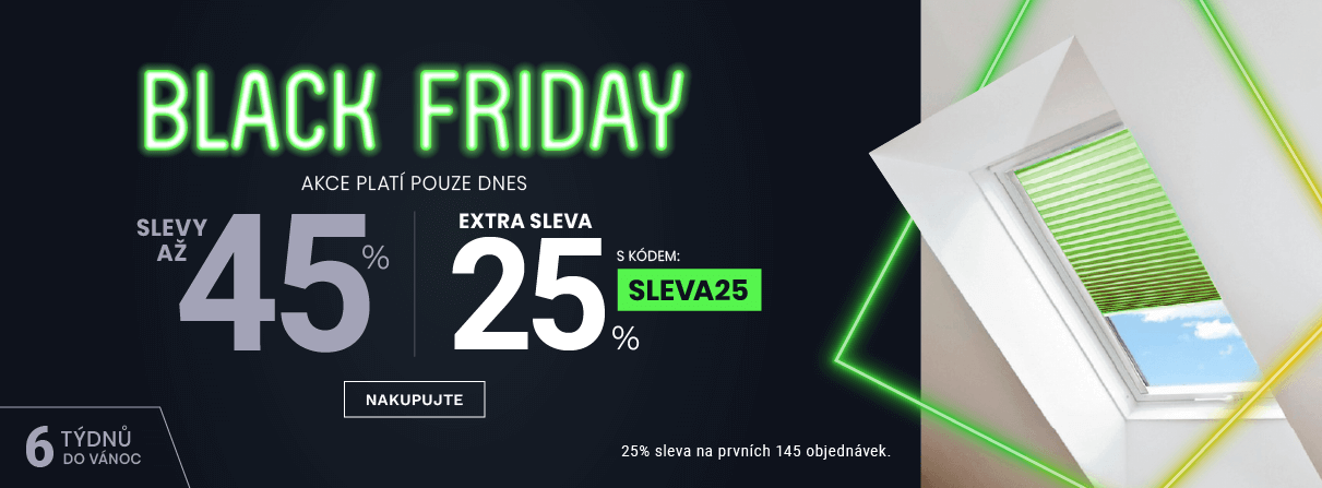 Slevy až 45% + navíc 25 %