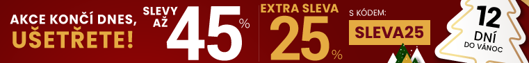 Slevy až 45 % + navíc 25 %