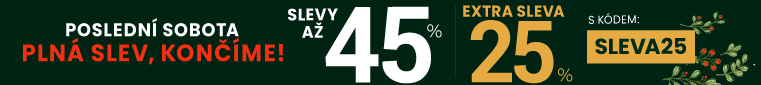 Slevy až 45 % + navíc 25 %