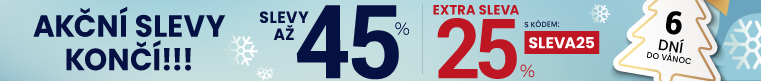 Slevy až 45 % + navíc 25 %