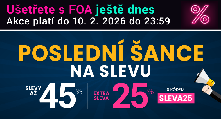 Slevy až 45 % + navíc 25 %