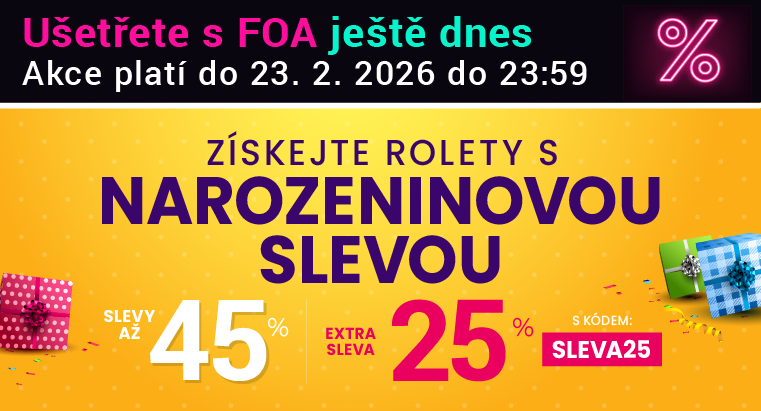 Slevy až 45 % + navíc 25 %