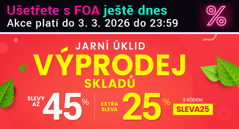 Slevy až 45 % + navíc 25 %