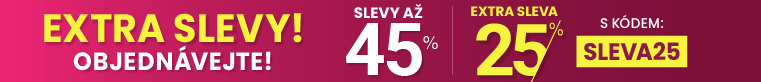 Slevy až 45 % + navíc 25 %