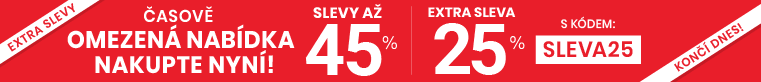 Slevy až 45 % + navíc 25 %