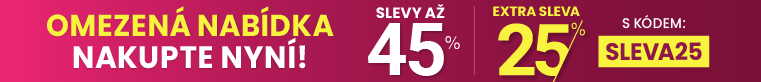 Slevy až 45 % + navíc 25 %
