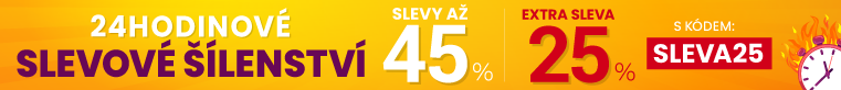 Slevy až 45 % + navíc 25 %