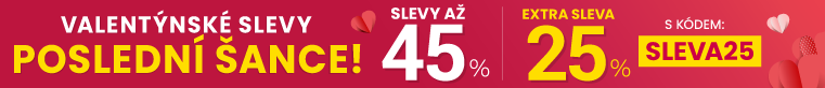 Slevy až 45 % + navíc 25 %