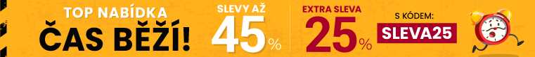 Slevy až 45 % + navíc 25 %