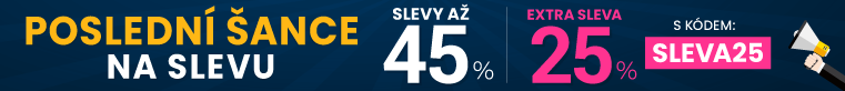 Slevy až 45 % + navíc 25 %