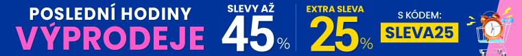Slevy až 45 % + navíc 25 %