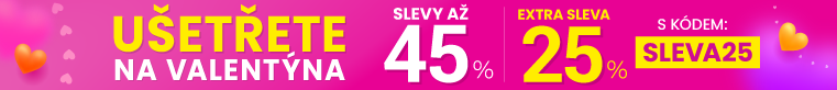 Slevy až 45 % + navíc 25 %