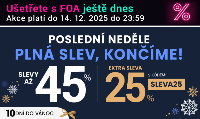 Slevy až 45 % + navíc 25 %