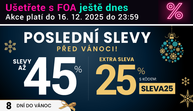 Slevy až 45 % + navíc 25 %