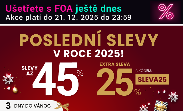 Slevy až 45 % + navíc 25 %